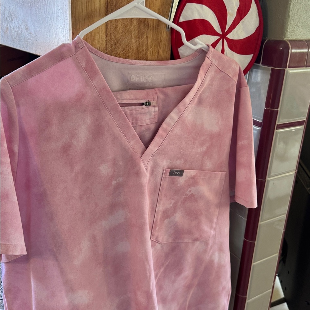 Pink Tie-Dye Women's Top